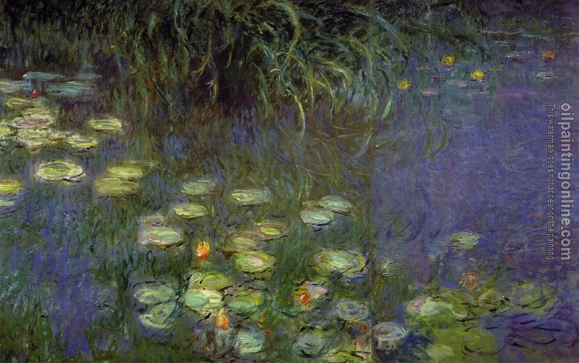 Monet, Claude Oscar - Morning-left detail
